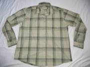 férfi zöld kockás hosszú ujjú ing  5XL 50/51-s mb: 144 cm h:82 cm Beygent
