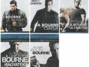A Bourne gyűjtemény 1-5. (5BD) (2002-2016)-eredeti-bontatlan!