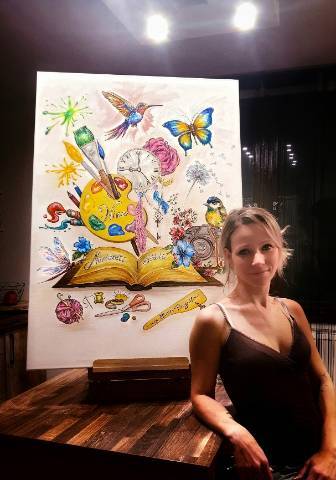 Nina Művészeti Stúdió,  kreatív Szakkör, festészet, rajzolás.. - Kép