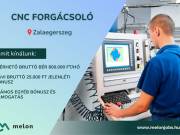 CNC forgácsoló