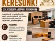 55 -65 éves nyugdíjas bútorasztalosnak több évves tapasztalattal műhelymunkára állást kínálok Budape