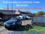Autó-Lakókocsi-Tréler-Utánfutó kölcsönző