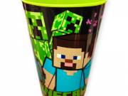 Minecraft lime zöld műanyag pohár 430 ml