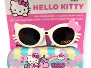 Hello Kitty fehér keretes gyerek napszemüveg UV védelemmel és tokkal