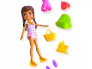 Polly pocket baba fürdő ruhában és strandkiegészítőkkel - Mattel