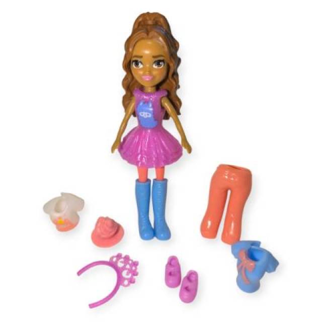 Polly Pocket Hercegnő Baba Játék - Varázslatos Mini Hercegnők a Matteltől - Kép