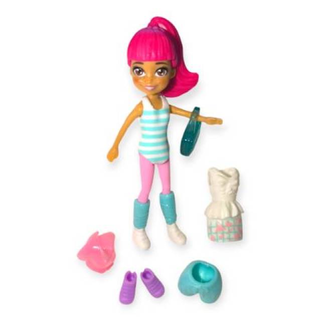 Polly Pocket sportos baba szett – Mattel öltöztetős játék - Kép