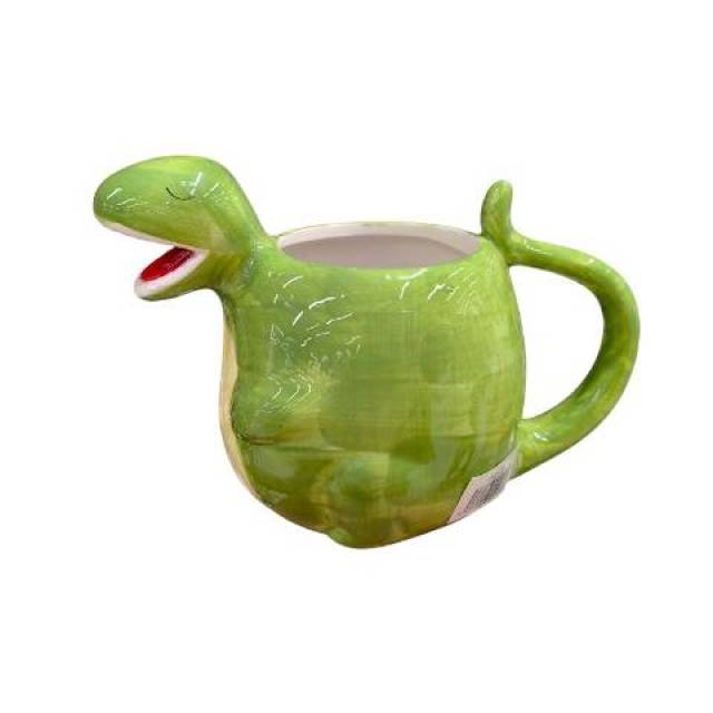 3D dinoszaurusz bögre zöld 320 ml - Kép