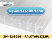 VÍZTISZTA | 25mm | erősített | UV védett | légkamrás polikarbonát lapok