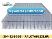 VÍZTISZTA | 32mm | erősített | UV védett | légkamrás polikarbonát lapok