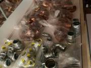 Réz és inox idomok