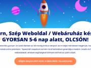 Weboldal készítés, Webáruház készítés akár 5-6 nap alatt! Kedvező ÁRON!