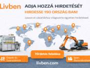 Livben – B2B ipari hirdetési platform gépekhez, berendezésekhez és szolgáltatásokhoz