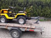 Tauros ZX 18 4x4, 18 LE-s, kertészeti kistraktor ekével, szenzációs áron !!!