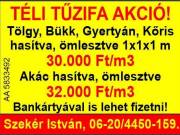 Szekèr István,  minőségi tüzifa , Esztergomi telephely.  06204450159 
