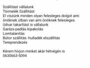 Udvar  takarítás, építési törmelék szállítás , tereprendezés 