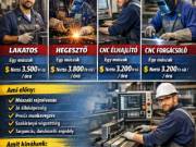 lakatos, hegesztő, CNC élhajlító munkatársakat keresünk