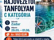 Horvát C kategóriás hajóvezetői jogosítvány 