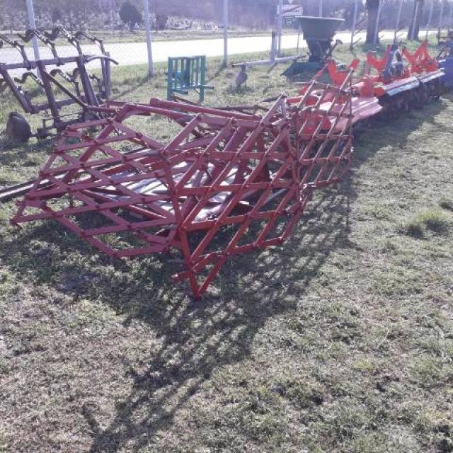 Függesztett borona /fogas/ NEHÉZ 4 tagos 4,0 m munkaszélességgel eladó - Kép